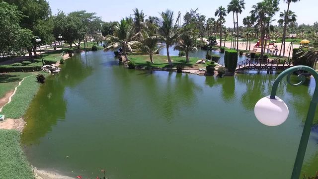 Turquoise garden in Yanbu, one of the most beautiful places in Yanbu tourism