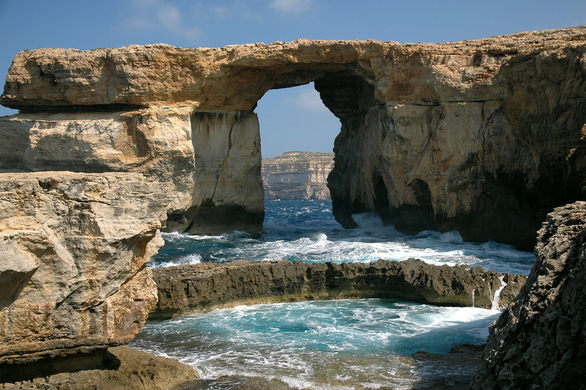 Window Azure in Malta - Tourism in Malta pictures