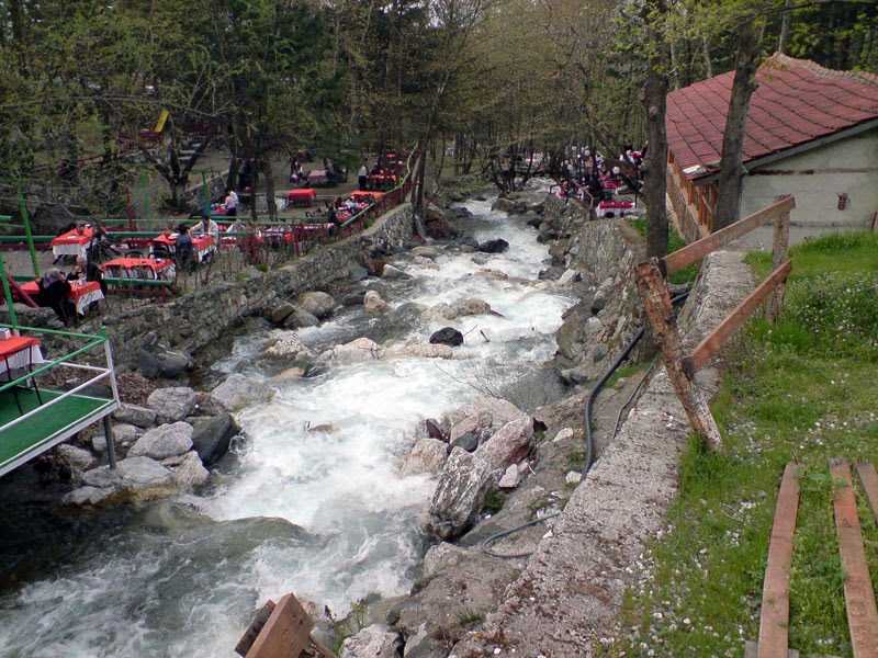 Small Bursa Waterfall is one of the most beautiful tourist places in the Stock Exchange of Turkey