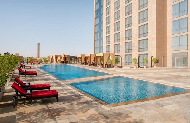 Ascott Rafal Olaya Riyadh is one of the best options when booking luxury hotel apartments in Riyadh that contain swimming pools