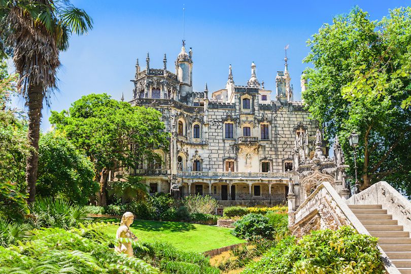 The most important tourist destinations in Sintra, Portugal