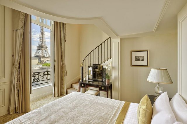 One of the Eiffel Tower hotels that have historical value, and has been a palace throughout the ages.