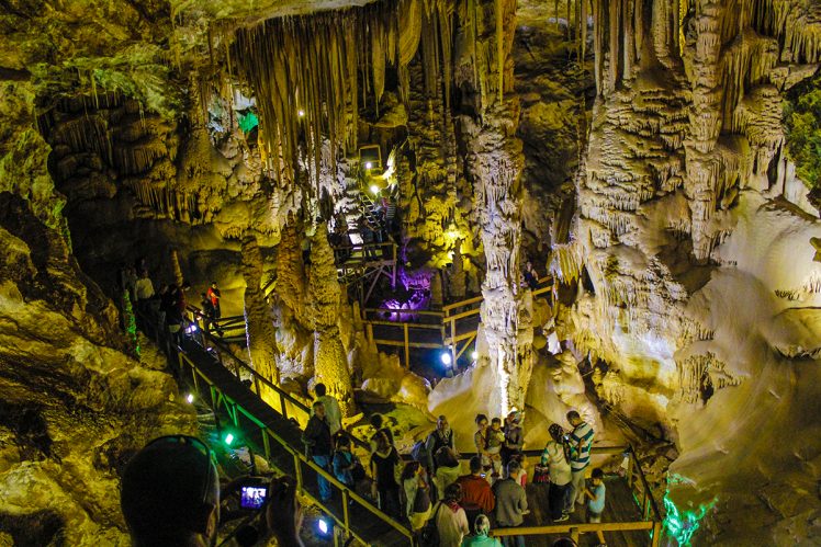 Karaga Cave is one of the most beautiful tourist places near Trabzon, Turkey