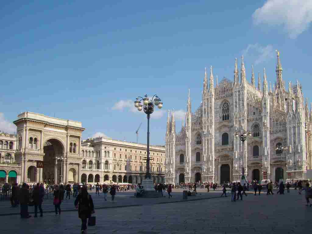 Duomo Milan is one of the most famous places of tourism in Milan, Italy