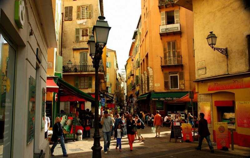 The ancient city of Nice France