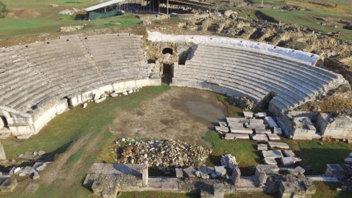 Romen archaeological theater in the city of Stube