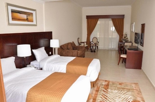 The Akas Inn Hotel Apartments Al Barsha offers a range of elegant rooms and suites