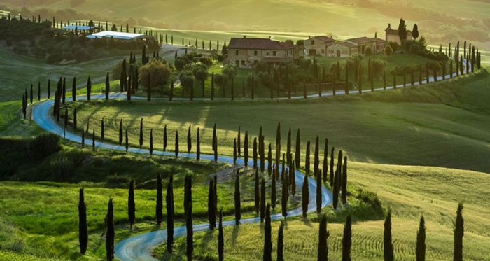 Relaxing atmosphere in Tuscany