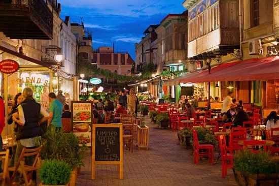 Sharadini Street in Tbilisi