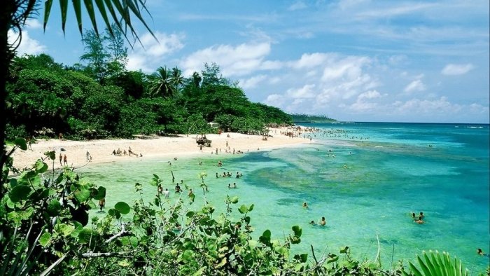A view from Baracoa Beach