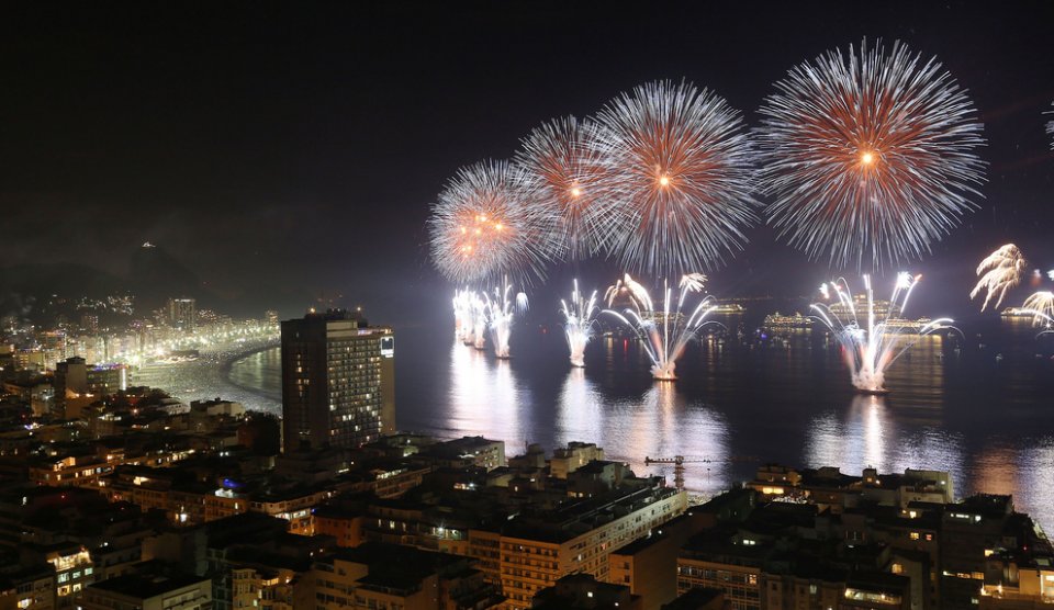 A scene from Beirut celebrations