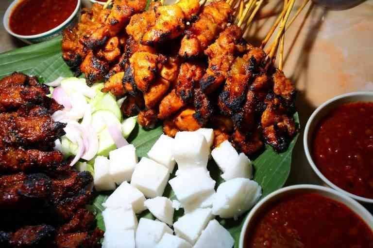 Sati - the most popular cuisine in Malaysia