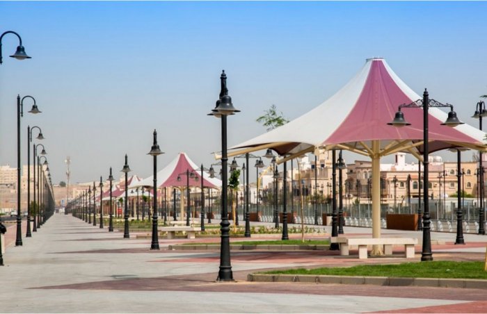 The promenade of Prince Fawaz neighborhood