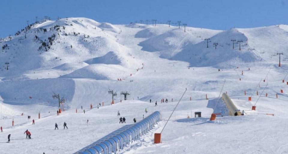 Massive ski areas in Baqueira-Beret