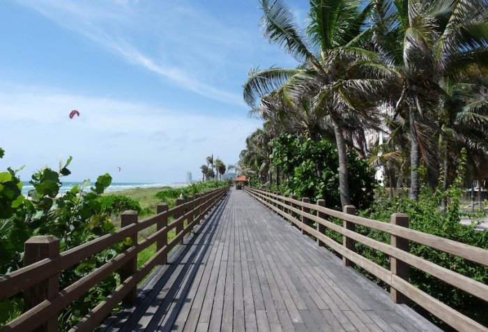 From the Miami Beach path