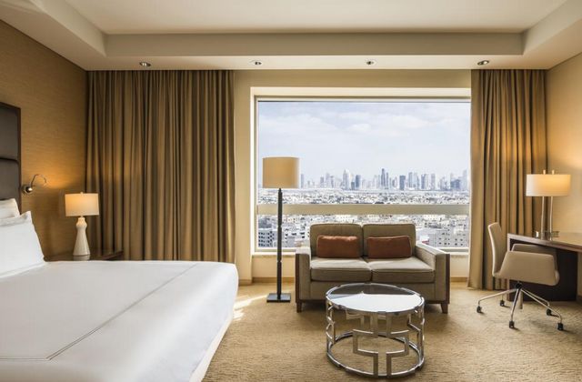 The rooms of Al Ghurair Hotel Dubai feature charming views