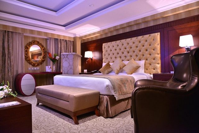 The five-star Al Aqeeq Millennium Hotel offers an unforgettable stay of luxury and sophistication