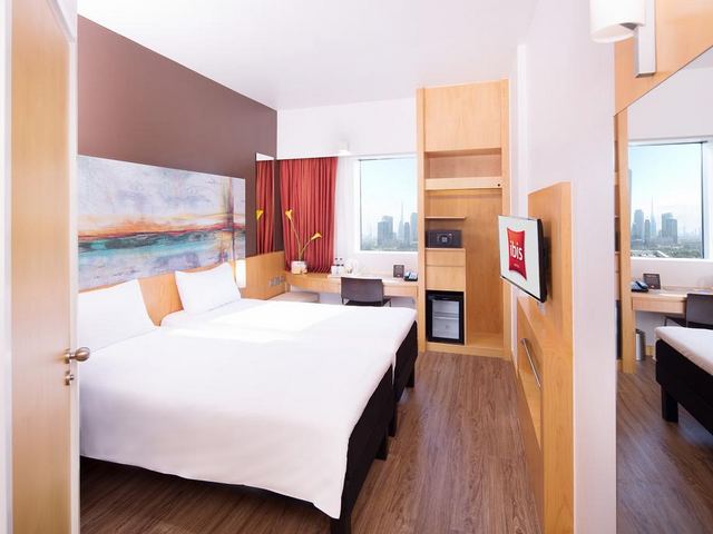 The rooms of Ibis One Central Hotel Dubai are spacious and clean
