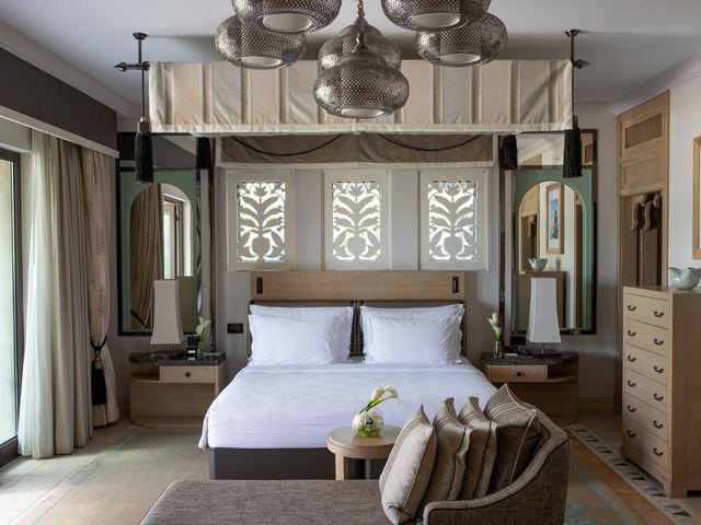 Jumeirah Dar Al Masif rooms are distinguished by spacious areas and hygiene