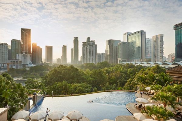 Mandarin Oriental Kuala Lumpur provides great views through the rooms.