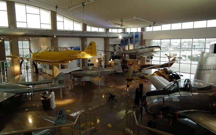 Airplane models at Falcon Island Museum