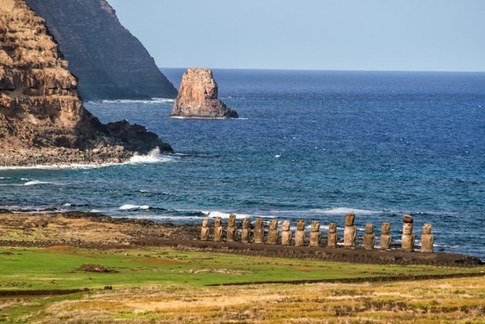 A scene from Chile's Easter Island