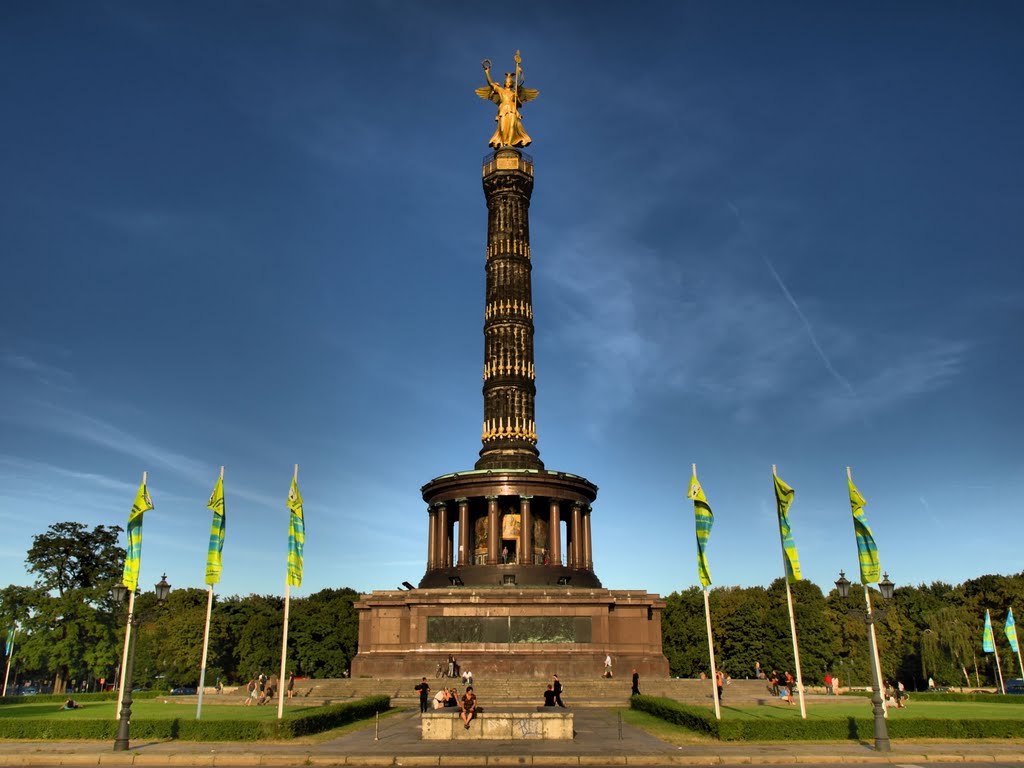 Victory column in Berlin, Germany