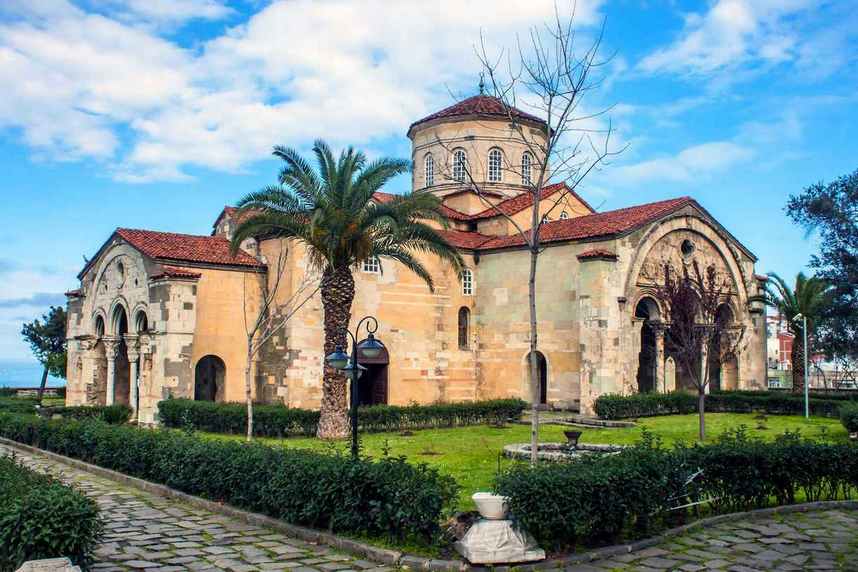 Hagia Sophia Trabzon is one of the most beautiful tourist places in Trabzon Turkey