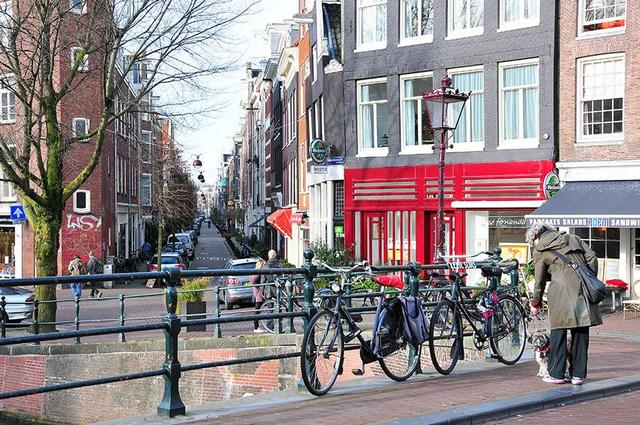 The Jordan neighborhood of Amsterdam 
