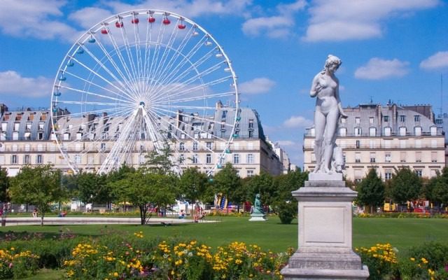 The Tuileries Gardens of Paris