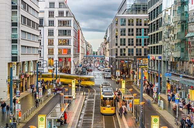 Friedrichstrasse is one of Berlin's most popular streets for shopping lovers