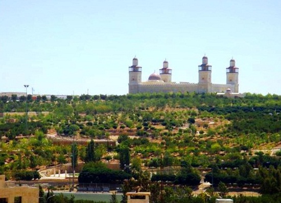 A scene of King Hussein Gardens in Amman