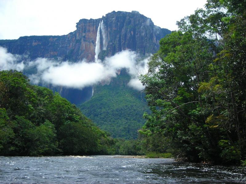 The Angel Waterfall in Venezuela is the worlds tallest waterfall - The Angel Waterfall in Venezuela is the world's tallest waterfall