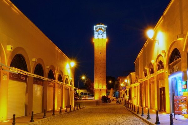 The clock tower in Adana