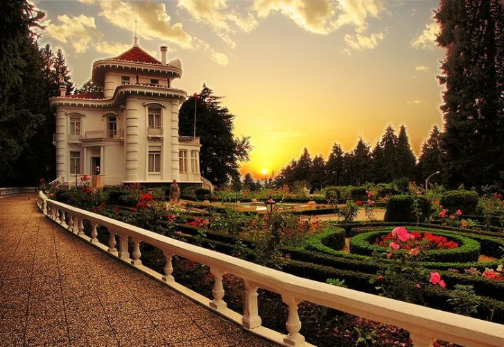 Ataturk Palace is one of the most beautiful places of tourism in Trabzon, Turkey