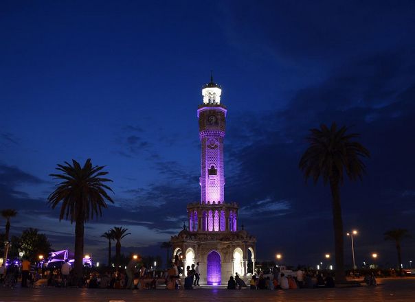 The clock tower in Izmir