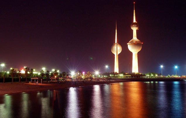 A view of Kuwait Towers