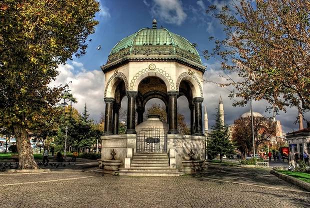 German fountain in Istanbul