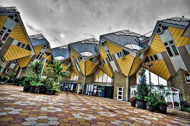 Cubic houses in Rotterdam are one of the best tourist places in Rotterdam