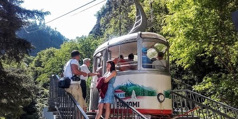 The Borjomi cable car, Georgia