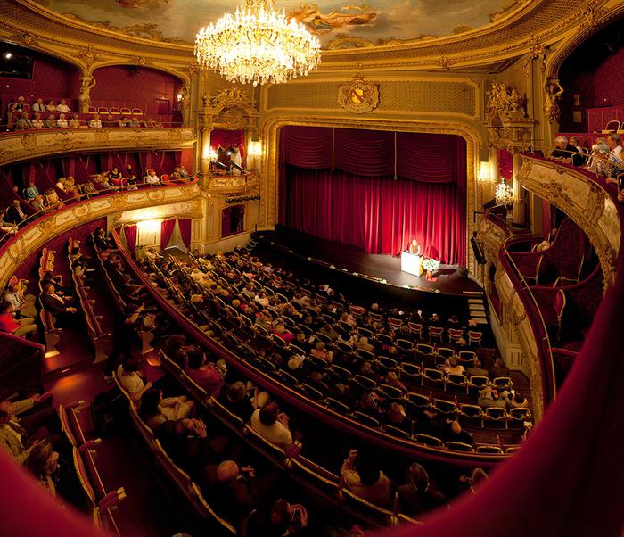 Baden-Baden Theater is one of the most beautiful attractions of the Baden-Baden tourist city in Germany
