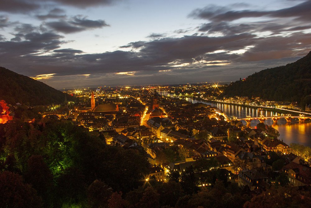 Heidelberg in the evening
