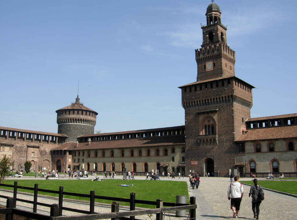 Castello Sforzesco Castle in Milan