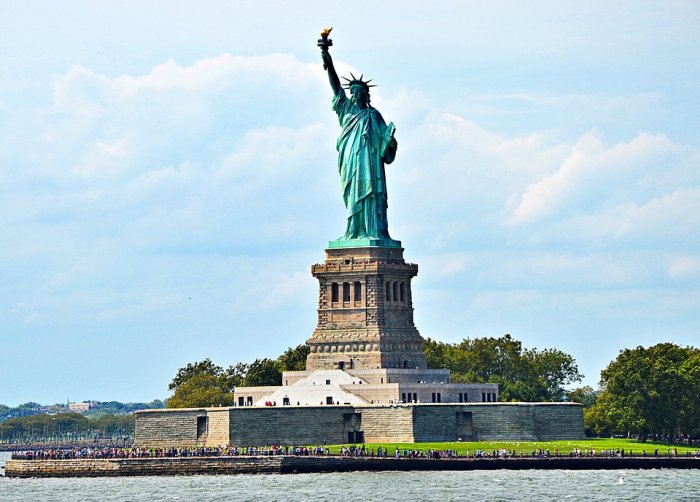 The Statue of Liberty is the most important landmark of New York