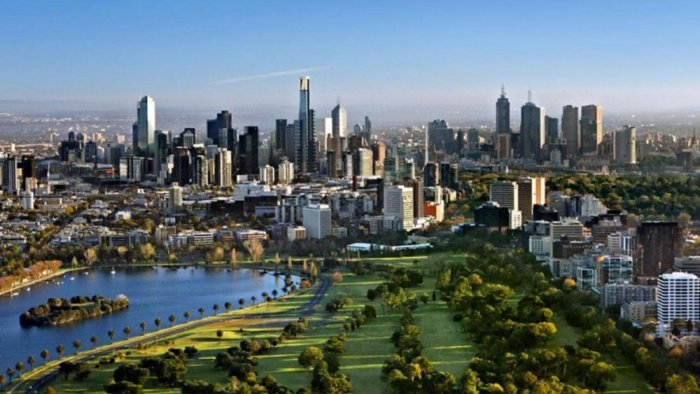General view of Melbourne