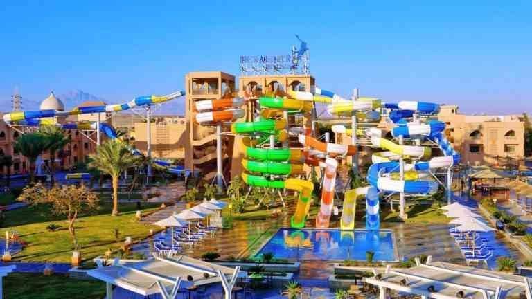 "Aqua Park" .. one of the most beautiful amusement parks in Sharm El Sheikh ...