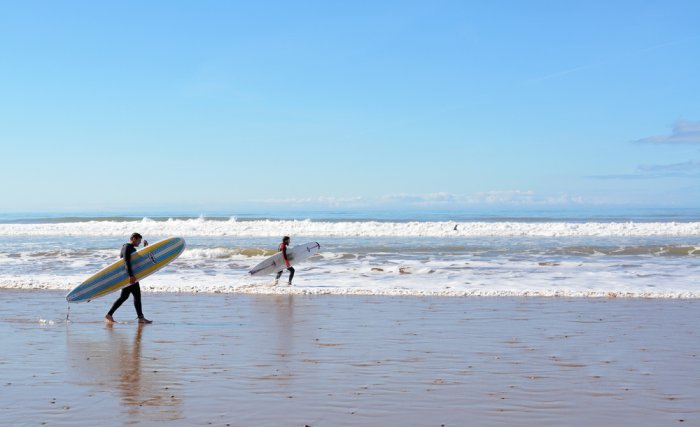 The beaches of the Moroccan town of Sidi Kaouki are a great alternative to the beaches of the nearby Essaouira region.