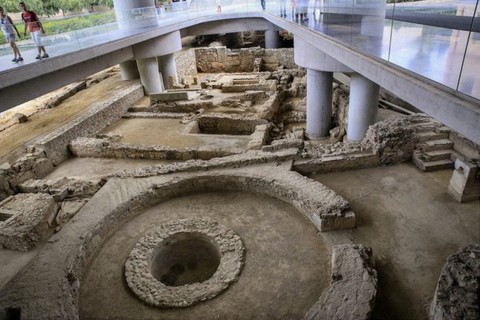 Unique monuments in the Acropolis Museum