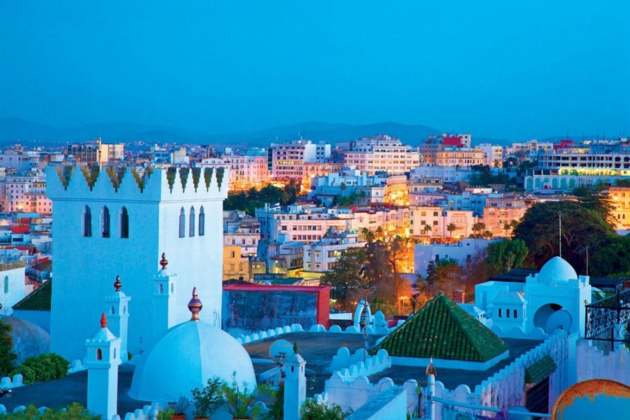 Tangier in northern Morocco is the most Moroccan city with a distinct European character