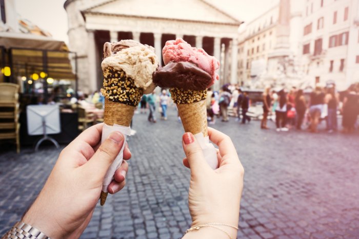 Gelato in Rome